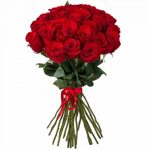Букет из 21 красной розы - купить с доставкой по Гудермесу