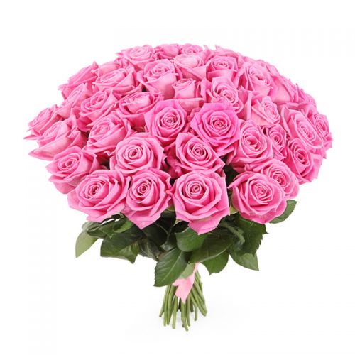 Заказать букет из 41-ой розовой розы с доставкой по Гудермесу