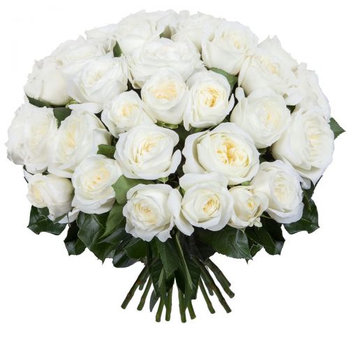 45 белых роз с доставкой по Гудермесу